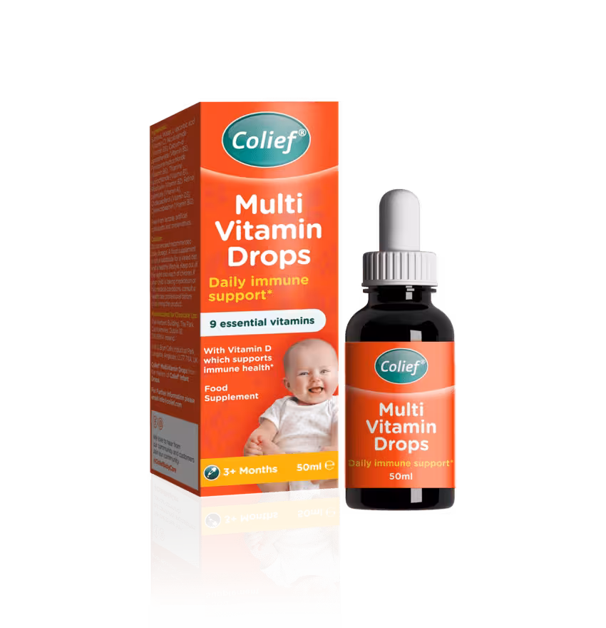Colief-Multivitamin-drops Colief® MultiVitamin Drops - Ежедневна подкрепа за имунната система на растящи бебета и деца